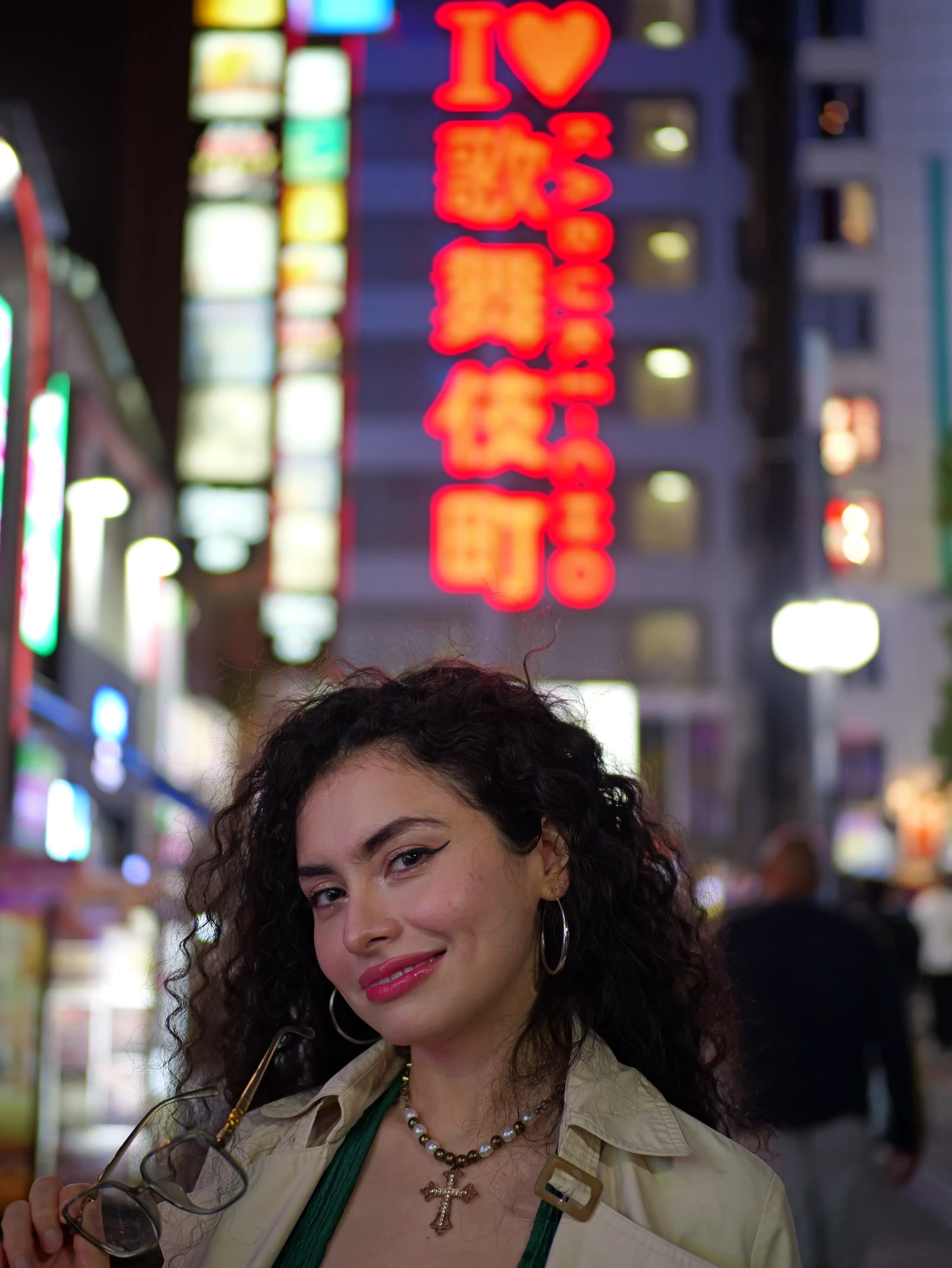 Kabukicho neon portrait session